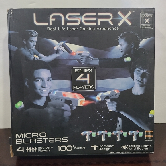 Lazer X 4 player lazer gaming Micro Blaster - Picture 1 of 7